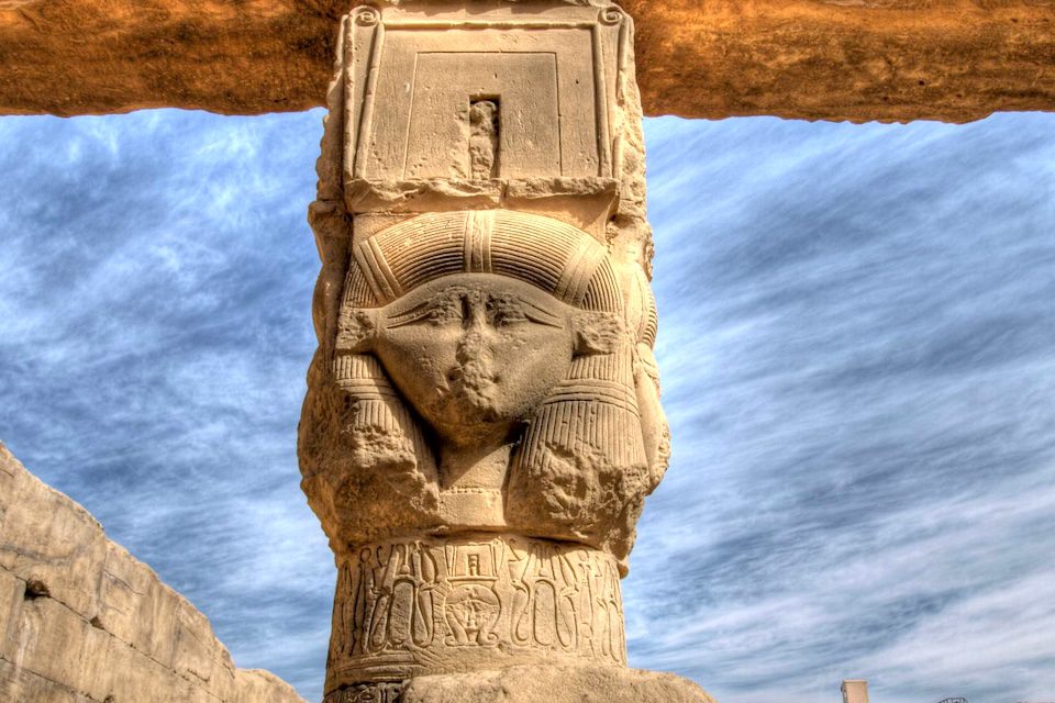 Dendara Temple for Cow Goddess Dendera Hathour Temple