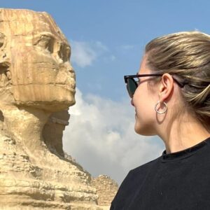The Sphinx of Giza Pyramids in Egypt