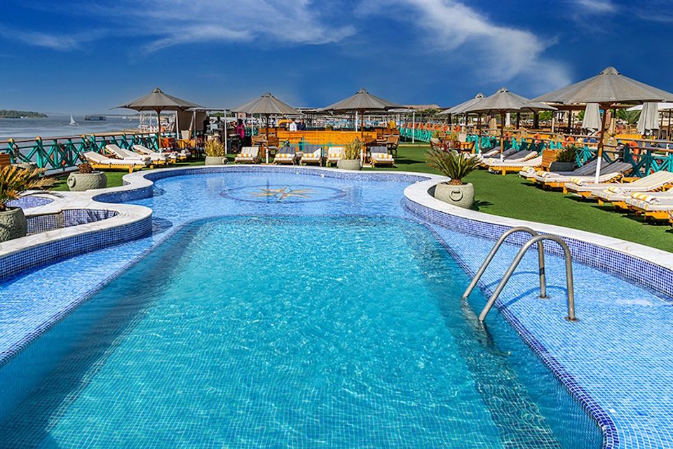 Swimming Pool - Sonesta Moon Goddess River Nile Cruise 