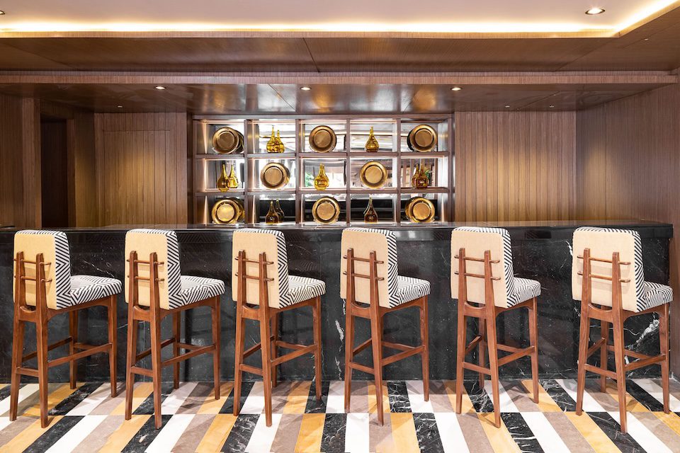 Lounge Bar on Luxury Nile Cruise