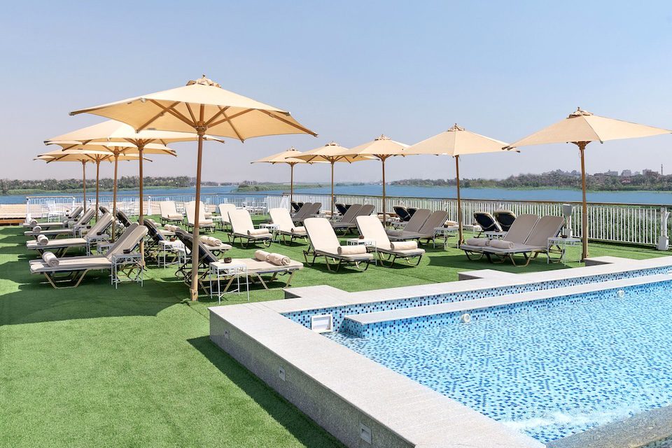 Swimming Pool on Luxury Nile Cruise