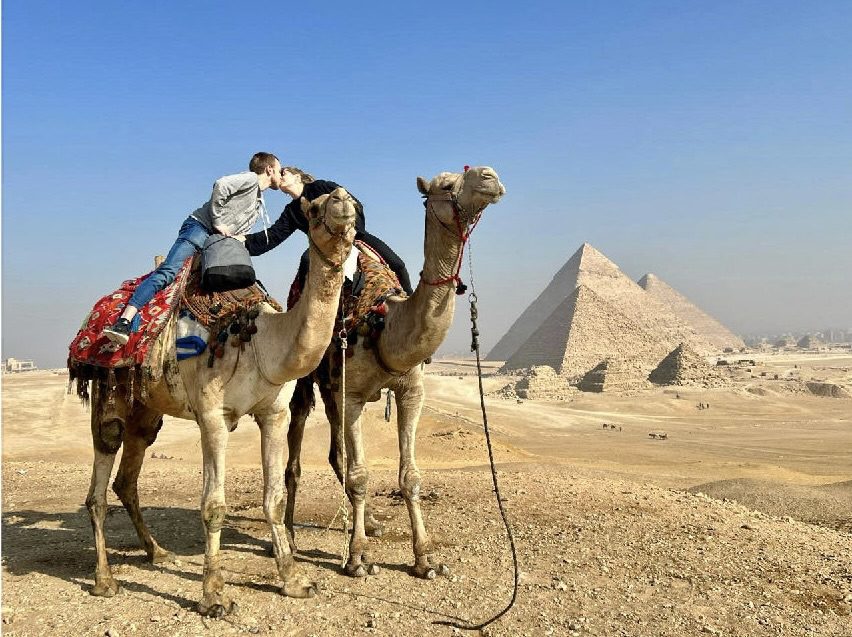 Giza pyramids and camel ride trip Egypt trip for Giza Pyramids and the Nile cruise with pyramids trip.com